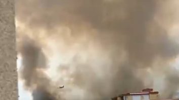 VIDEO. Fum dens deasupra unei plaje din Gruissan, Franța. 200 de pompieri și șase elicoptere, la fața locului