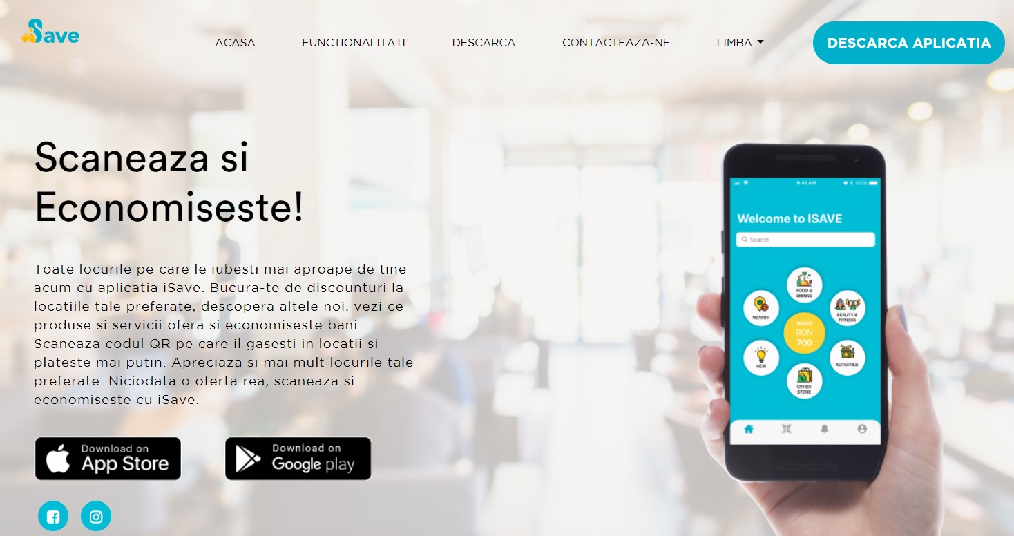 Reduceri de până la 50% prin aplicația iSave. Faci cumpărături și economisești în același timp