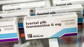 Cutie de ivermectină.