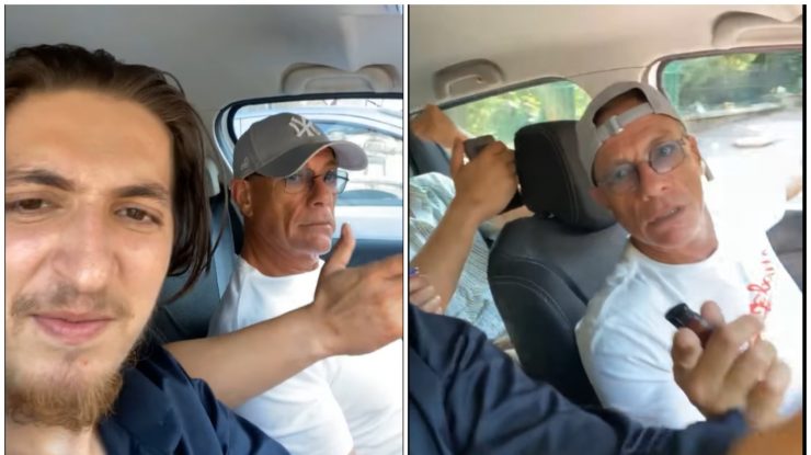 VIDEO. Jean-Claude Van Damme, filmat într-o mașină alături de mai mulți români, în timp ce ascultă manele