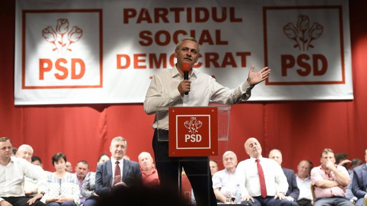 liviu dragnea vprbeste la un eveniment psd