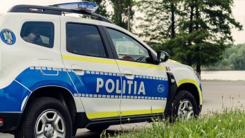 dacia duster masina de politie
