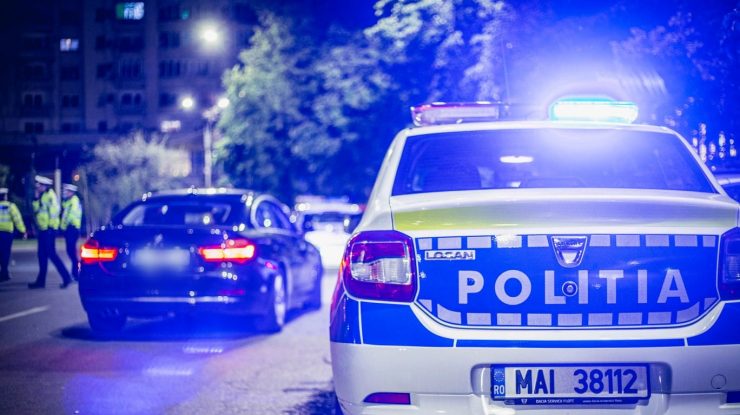 razie a politistilor in bucuresti pe timpul noptii.