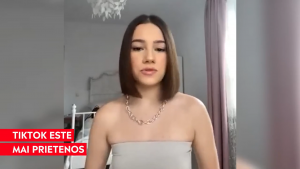 Mimi, vlogger, explică pentru Aleph News noile reguli impuse de TikTok.