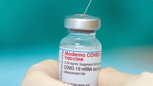 Doză de vaccin anti-COVID Moderna.