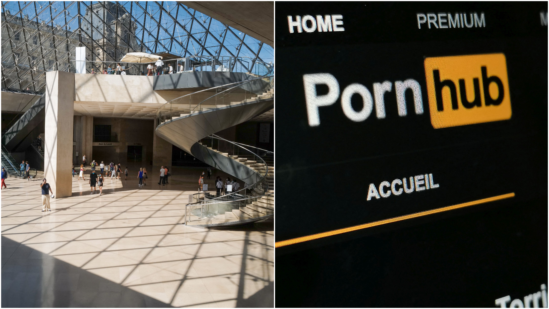 Pornhub, dat în judecată de Muzeul Luvru din cauza unei aplicații. „Am vrut să stimulăm publicul să meargă la muzeu”