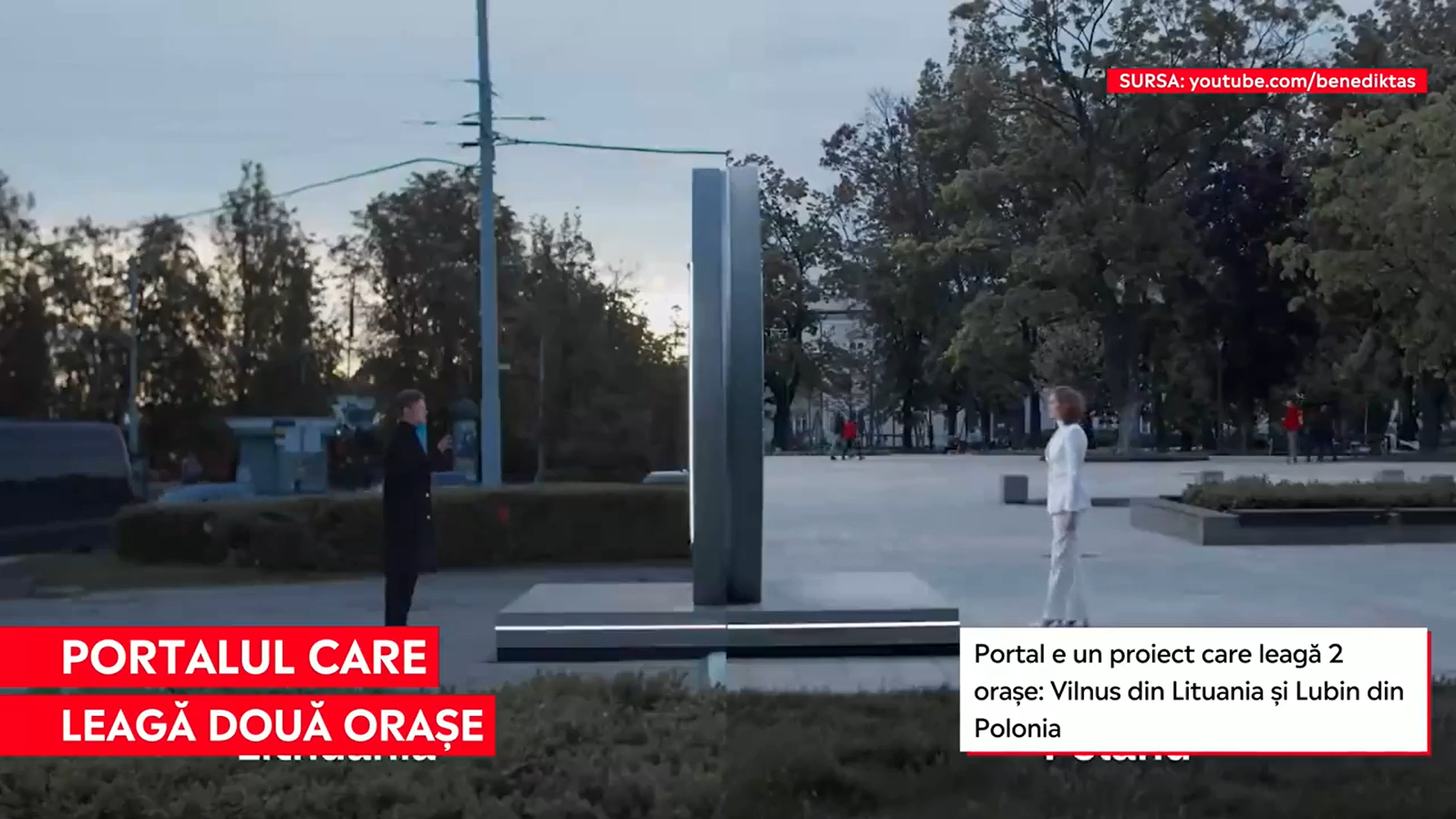 Două orașe europene vor fi unite printr-un „portal”. Oamenii vor putea interacționa în timp real