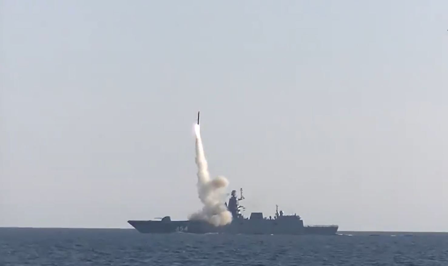 VIDEO. Rusia a efectuat un nou test cu rachetă hipersonică. „Zircon” a atins o viteză de aproape șapte ori mai mare decât cea a sunetului