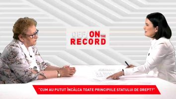 Renate Weber și Sorina Matei la Aleph News.