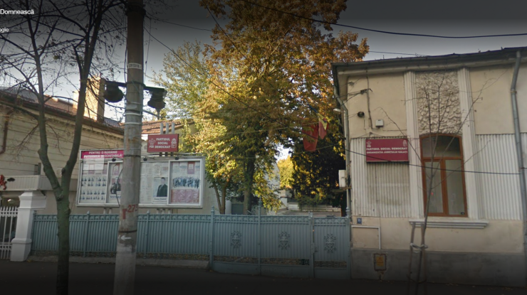 Sediul PSD Galați văzut pe Google Maps.