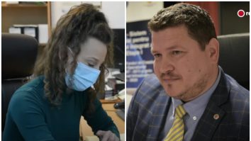 Simona Elena Burlacu și Petru Avram. Foto: Recorder