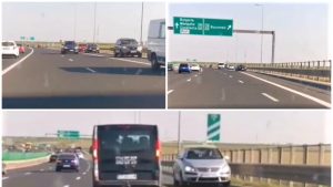Zeci de șoferi au intrat pe contrasens pe Autostrada Soarelui, pe 20 iulie, ca să evite un ambuteiaj.
