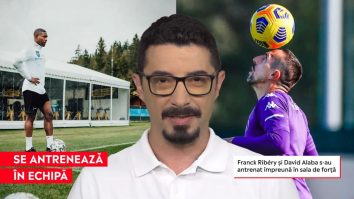 Franck Ribery și David Alaba se antrenează împreună