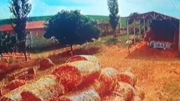 Ultimele imagini cu fetița de 3 ani în viață. Foto: cameră de supraveghere