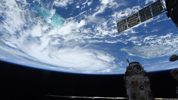 NASA: Imagini din spațiu cu uraganul Ida