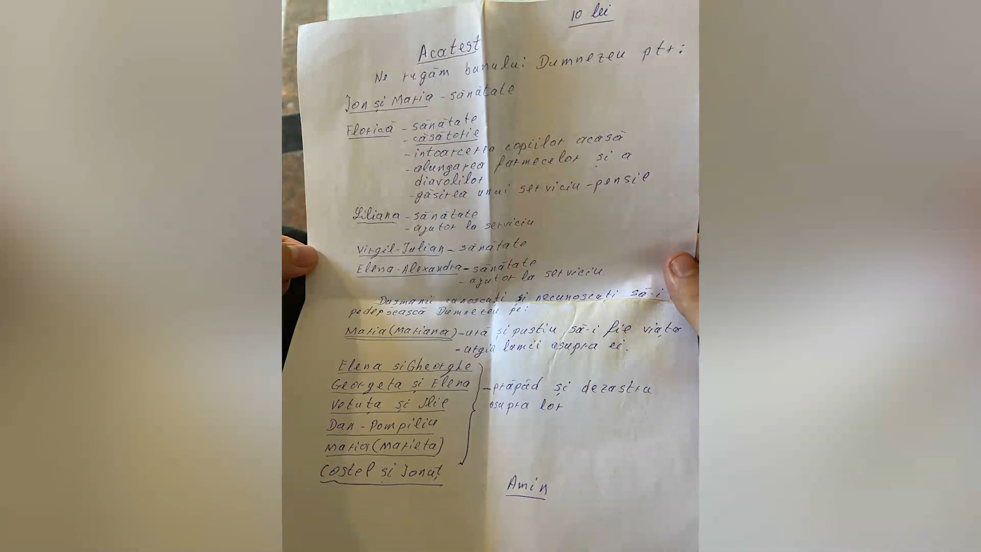 Pentru ce se roagă unii „credincioşi”: „prăpăd și dezastru asupra dușmanilor”