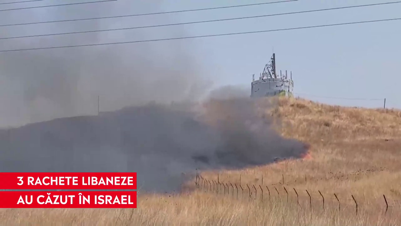 Israelul, atacat din nou. Libanul a tras trei rachete asupra Israelului, însă doar una a fost interceptată