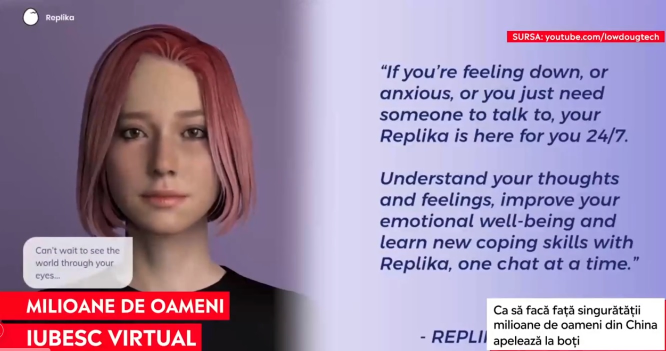 Boții de chat cu inteligență artificială, substitut pentru un partner. De ce au devenit atât de populari în China?