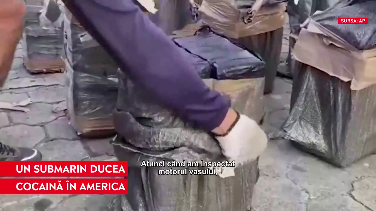 Submarin cu două tone de cocaină în valoare de 68 de milioane de dolari americani, capturat de Marina columbiană pe coasta Pacificului