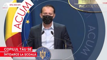 Florin Cîțu, despre noul an școlar: „Vreau să înceapă cu prezență fizică și să rămână așa”