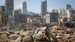 Beirut după explozia din port.