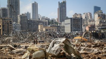 Beirut după explozia din port.