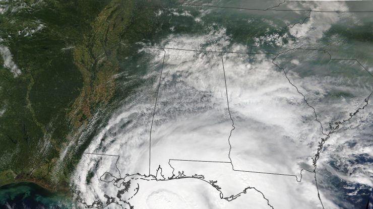 Uraganul Ida a fost atât de puternic încât a schimbat cursul fluviului Mississippi. Viteza maximă a acestuia