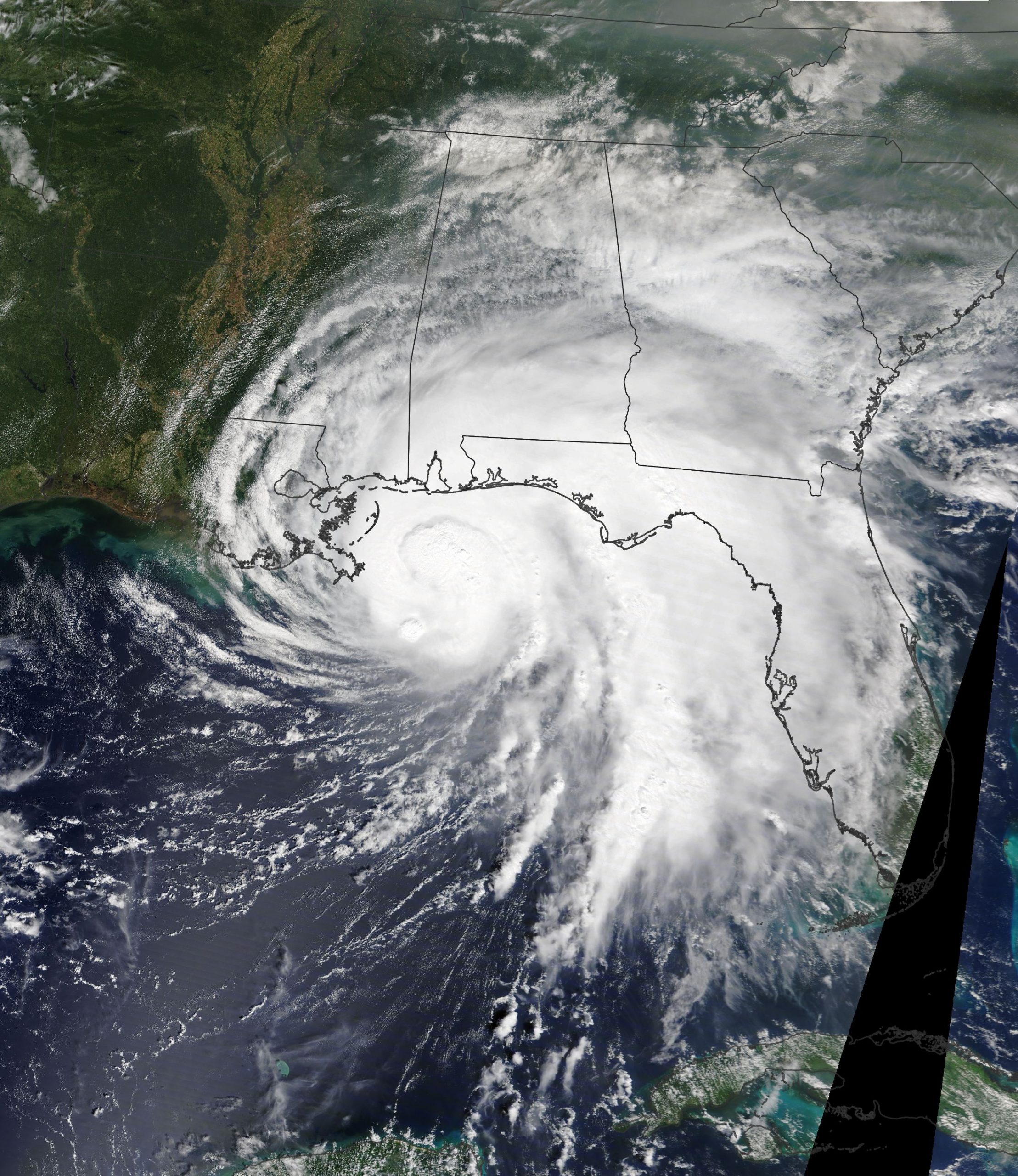 Uraganul Ida a fost atât de puternic încât a schimbat cursul fluviului Mississippi. Viteza maximă a acestuia