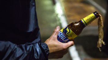 VIDEO. Atac cu cocktail molotov la sediul Avocatului Poporului din Kiev