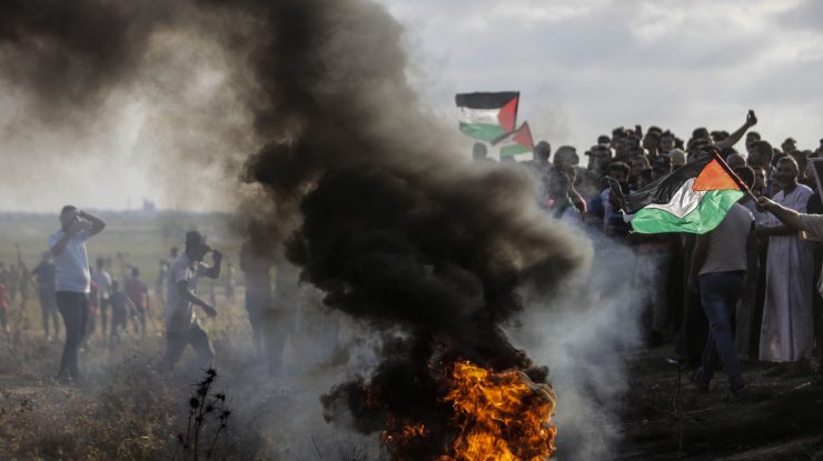 Baloane incendiare lansate din Fâșia Gaza au provocat incendii de vegetație în Israel