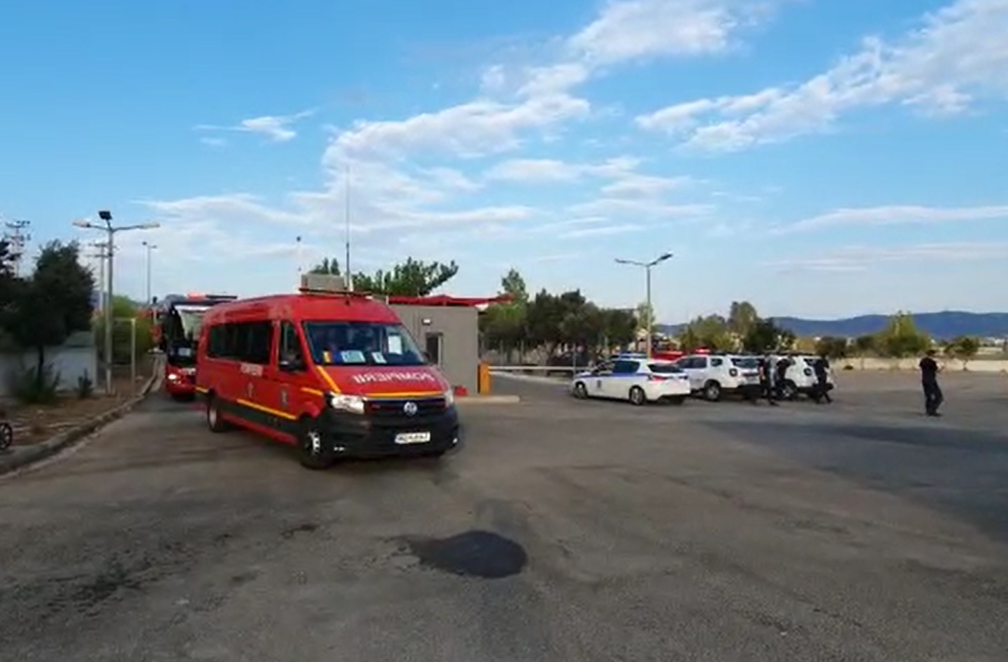 VIDEO. Pompierii români au ajuns în Grecia. Salvatorii vor acționa în provincia Attica de lângă Atena