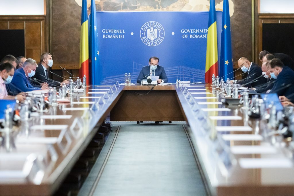 Ședință de Guvern. Foto: gov.ro