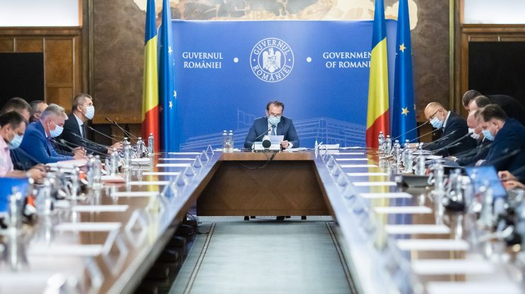 Ședință de Guvern. Foto: gov.ro