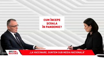 OFF/ON THE RECORD, 29 august 2021. Invitat: Sorin Cîmpeanu, ministrul Educației