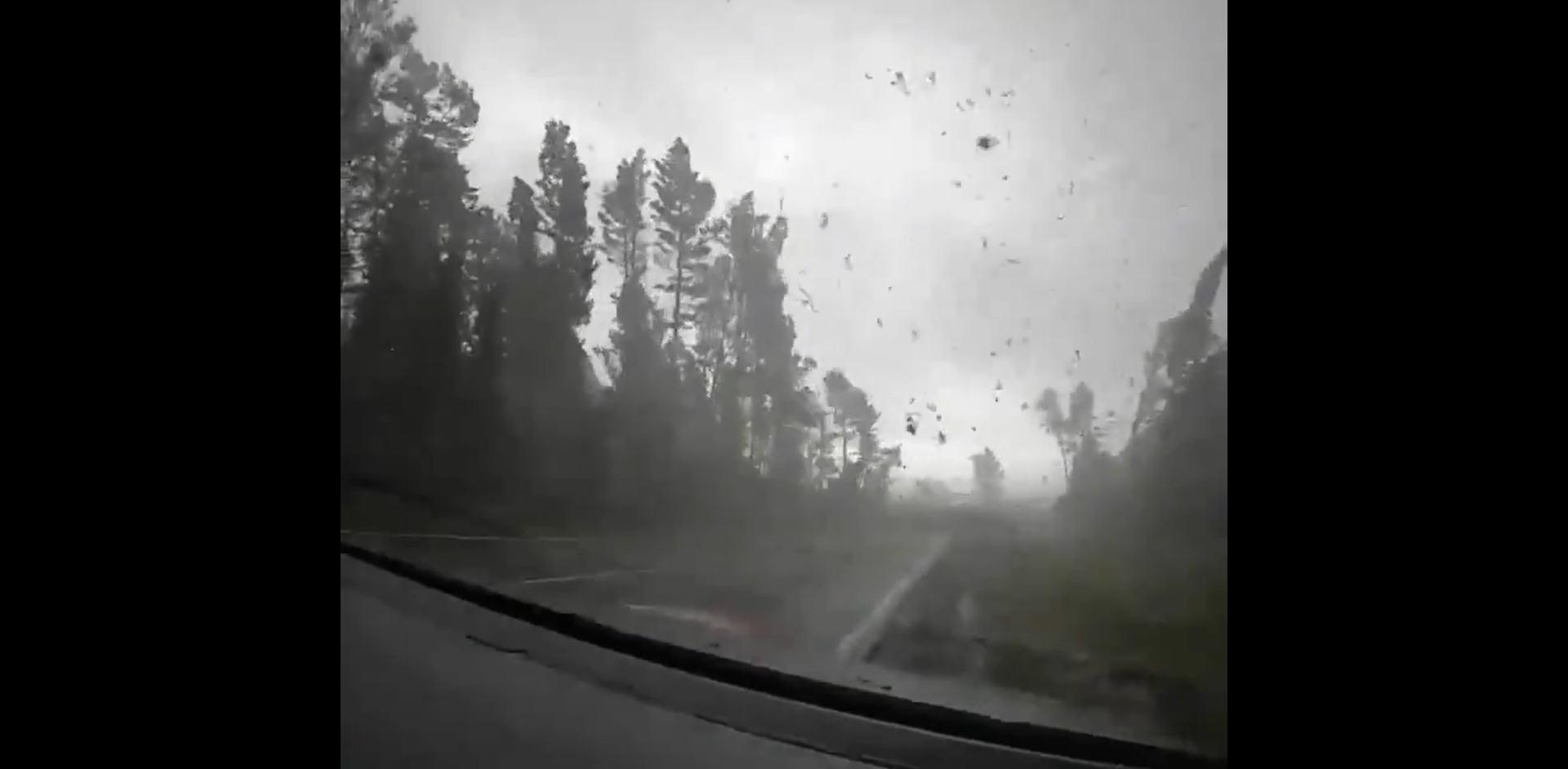 Tornadă devastatoare în Belarus, filmată de un șofer prins în mijlocul ei. VIDEO
