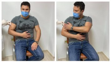 Primarul din Rădăuţi s-a dat în spectacol în centrul de vaccinare