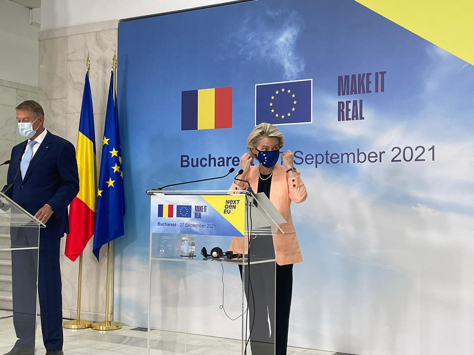 Ursula von der Leyen, la București, cu privire la scumpirea energiei: Este un fenomen global