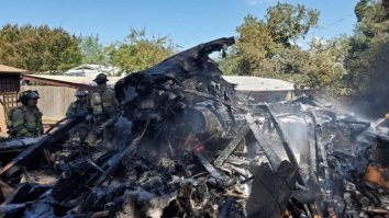 Un avion militar s-a prăbușit în Texas. FOTO și VIDEO