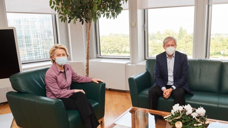 Dacian Cioloş, după o întâlnire cu Ursula von der Leyen: „PNRR este în linie dreaptă şi va fi aprobat în curând”