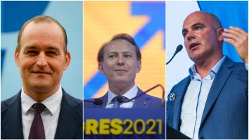 Dan Vîlceanu, Florin Cîțu și Rareș Bogdan.