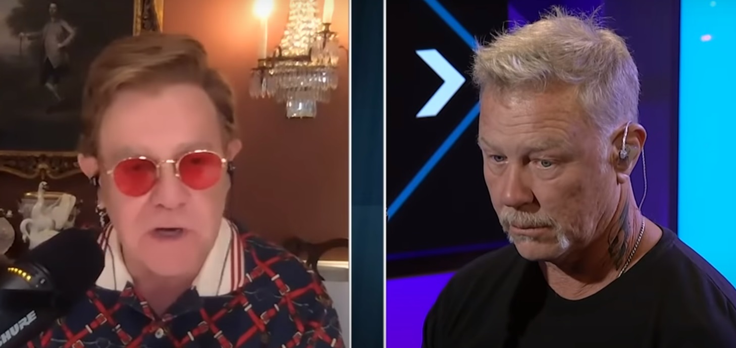 VIDEO. James Hetfield, de la Metallica, surprins de reacția lui Elton John vizavi de piesa „Nothing Else Matters”