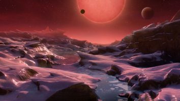 Imagine de pe o altă planetă.