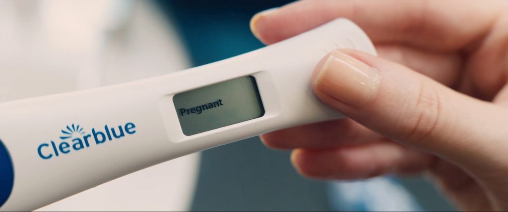 Test de sarcină pozitiv.
