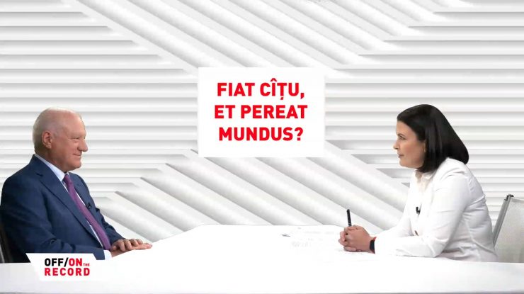 OFF/ON THE RECORD, de la ora 20:00, pe Aleph News. Invitat: Valeriu Stoica, avocat, fost președinte PNL, fost ministru al Justiției