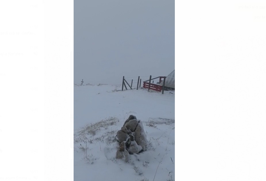 VIDEO. A nins în mai multe regiuni din țară. În zona montană din Prahova s-a depus deja un strat de zăpadă