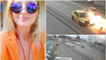 VIDEO. Femeia care a lovit intenționat un polițist pe motocicletă, condamnată la 9 ani și 6 luni de închisoare