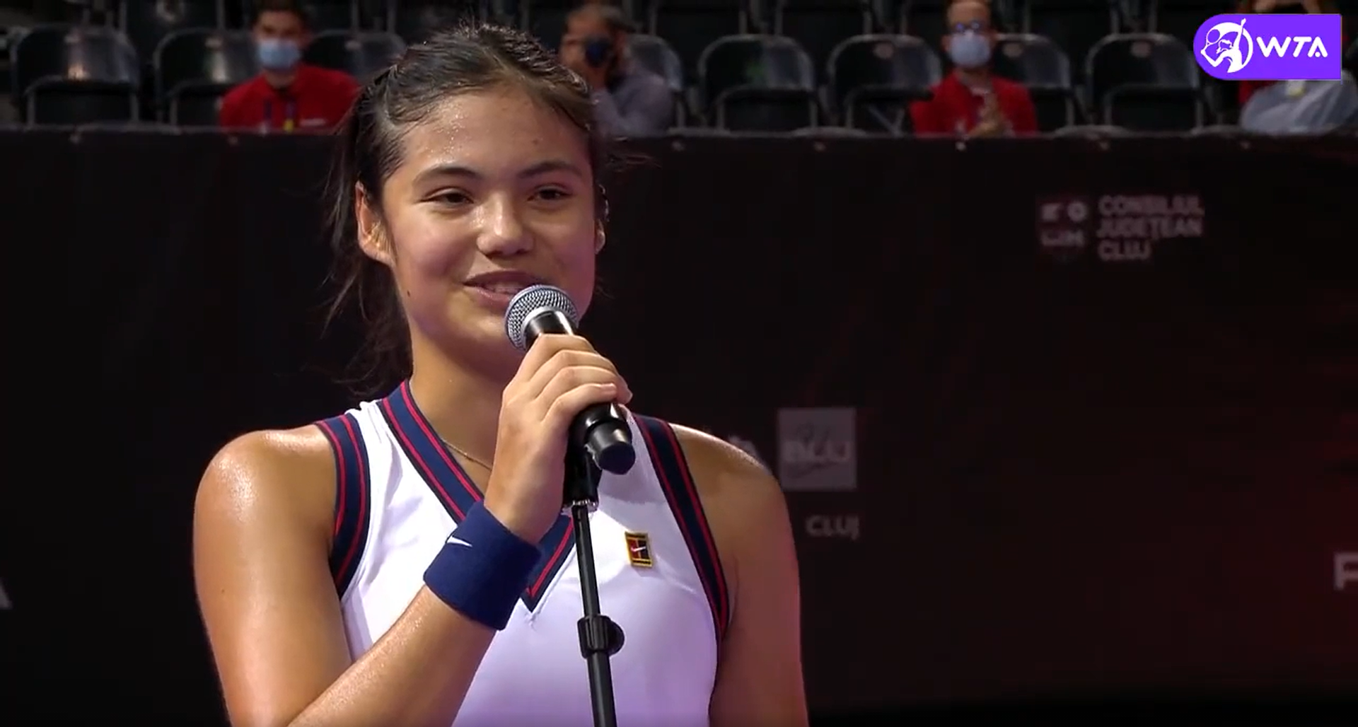 VIDEO: Emma Răducanu a vorbit în română după prima victorie la Cluj