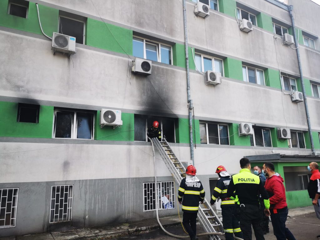 Incendiu la Spitalul de Boli Infecțioase Constanța.