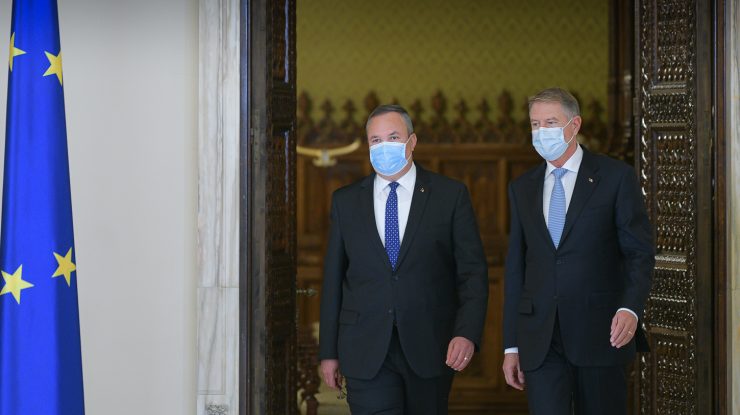 nicolae ciuca si klaus iohannis la palatul cotroceni