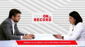 OFF/ON THE RECORD, 10 octombrie 2021. Invitat: Irineu Darău, senator USR PLUS